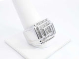 1.56 Cttw Diamond Cluster Ring In 14k White Gold 14.9g Size 9.75 Fw0626lxzxd7