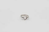 Tiffany & Co. 925 Silver Peretti Heart Ring 2.4 Grams Size 5  Jr1025rzmia