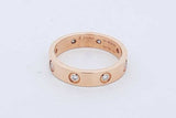Cartier 18k Yellow Gold Diamond Love Ring 4.4 Grams Size 51 Eb0726lxxzde