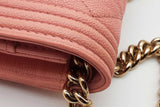 Chanel Pink Quilted Caviar Boy Wallet On Chain Eb1026lsxzde