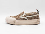 Gucci Slip-on Platform Sneakers In Gg Supreme Canvas Size 9 Fw0926lrzdu