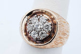 0.7cttw Diamond Ring In 14k Yellow Gold 12.4 Grams Size 6.5 Eb0926exzde
