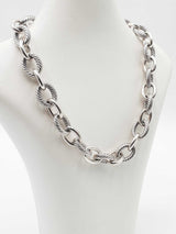 David Yurman Cable Chain Necklace In Sterling Silver 111.4g 18 Inch Fw0126irxdu