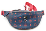 Mcm Blue & Red Viestos Belt Bag Eb0926crde