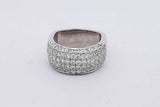 1.64cttw Diamond Ring In 18k White Gold 12.8 Grams Size 6 Eb0626loxzsa