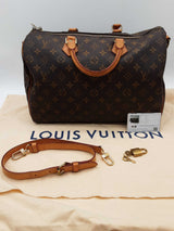 Louis Vuitton Speedy Bandouliere 35 Brown Monogram Shoulder Bag Do1125exzde
