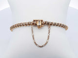 0.58 Cttw Diamond & 10k Yellow Gold Tennis Bracelet 10 Grams 7 Inch Fw1124cxzdu
