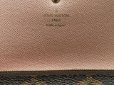 Louis Vuitton Emilie Monogram Pink Interior Brown Wallet Aa1225lrzsa