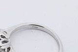 1.0ctw Center Round Diamond Ring 14k White Gold 2.5 Grams Size 4.75 Eb0526lwcrsa