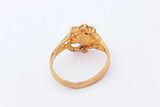 24k Yellow Gold Flower Ring 4.3 Grams Size 8 Eb0924lsrsa