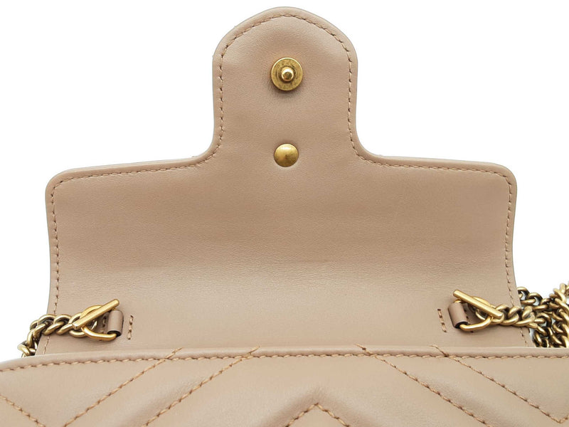 Gucci Gg Marmont Matelasse Super Mini Shoulder Bag Sd1025wrzde