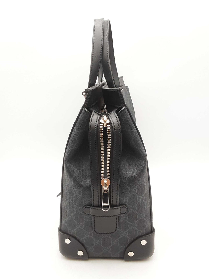 Gucci Gg Supreme Monogram Selleria Calfskin Tote Bag Sd0725pzxsa