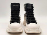 Alexander Mcqueen Tread Slick Punk Spike Black Shoes Size 9 Aa0825lzxsa
