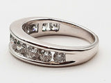 1.54 Cttw Natural Diamonds 14k White Gold 5.6g Ring Size 7.5 Do0226crxde