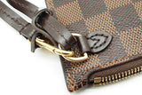 Louis Vuitton Damier Ebene Wristlet Pochette Eb0426lxzde