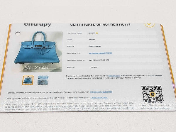 Hermes Birkin 30 Bleu Atoll Blue Epsom Gold Hardware Handbag Do0825irxzde
