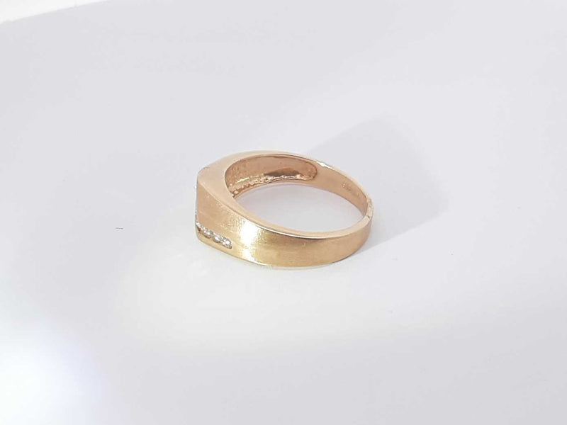 .34ctw Diamonds 14k Yellow Gold 4.3 Grams Ring Size 9 Sd0425ozxsa