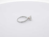 1.09ctw Diamond 14k White Gold 2.3 Grams Ring Size 5 Sd0525lpzxsa