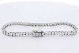 6.48ctw Lab Grown Diamond Tennis Bracelet 14k White Gold 10 Grams Eb0125lwrxdu