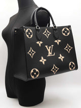 Louis Vuitton On The Go Mm In Bicolor Monogram Empreinte Leather Fw0526lrxzdu