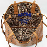 Mcm Visetos Liz Shopper In Reversible Cognac Visetos Coated Canvas Fw0126ozxdu