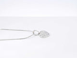 0.30 Cttw Diamond & 18k Gold Heart Pendant Necklace 3.3 Gram 16 Inch Fw0926wozdu