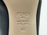 Fendi Flowerland Leather Studded Mules Size 40 Fwlrxde