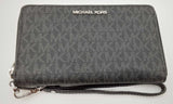 Michael Kors Monogram Jet Set Black Wristlet Wallet Eblxdu 144030007392