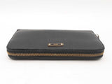 Fendi Zip Around Black Leather Wallet Sd0425rzsa