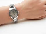 Gucci G Timeless 27mm Diamond, Mother Of Pearl & Steel Quartz Watch Fw0126wrxdu