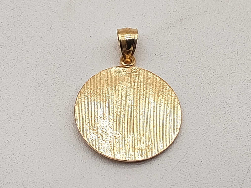 14k Yellow Gold 2.8g Religious Pendant Do1224lxzde