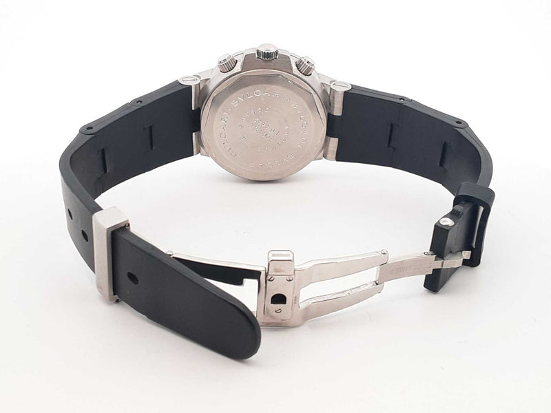 Bvlgari Diagono Scuba Chronograph Stainless Steel 38mm Watch Fw0525lwordu