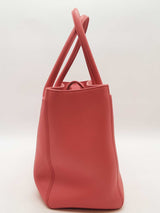 Chanel Cerf Executive Coral Pink Leather Shopping Tote Bag Eb0925irzde