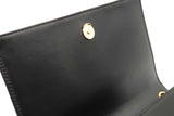 Yves Saint Laurent Small Kate Chain Bag In Alabaster & Black Leather Fw0926ezxdu