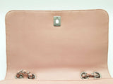 Chanel Flapbag Light Pink Leather Studded Chevron Shoulder Bag Do0924ooxzde