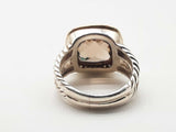 David Yurman Albion Sterling Silver Brown Topaz Ring Size 7.5 Do0324wxzde