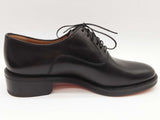 Christian Louboutin City Bro Flat Black Leather Shoes Size Eu 39.5 Do0425lxzde