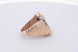 1.3cttw Diamond Double Horseshoe Ring 14k Yellow Gold 16.9g Sz 8.25 Eb0426llxzsa