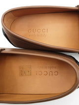 Gucci Guccissima Embossed Gg Monogram Driving Loafers Size 7.5 Eb0726crsa