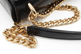 Prada Polished Black Leather Shoulder Bag Eb0726ixzdu