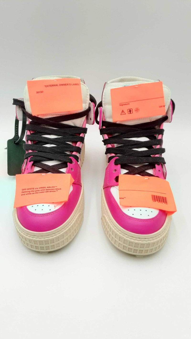 Off White Virgil Abloh Off Court 3.0 High Top Sneakers Size 36  Fw1124crdu