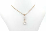 0.66cttw Diamond Pendant Necklace 14k Yellow Gold 5.1 Grams 17 Inch Eb0926rxzsa