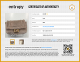 Fendi Nano Baguette Mink Crossbody Bag & Charm Fw0225loxzdu Entrupy Certificate