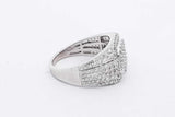 3.36cttw Diamond Ring In 14k White Gold 8.5 Grams Size 10.25 Eb0726lexzsa