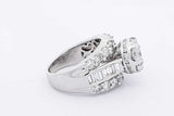 2.26cttw Diamond Ring In 14k White Gold 13 Grams Size 7.5 Eb0526lrxzsa