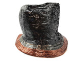 Yves Saint Laurent Ysl Fabulous Black Gray Bronze Sequin Bucket Hat Do1026rxzde