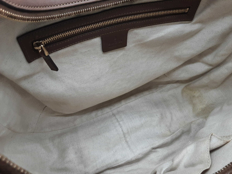 Gucci 309618 Tan Gg Supreme Coated Canvas Hobo Shoulder Bag Do0825lxzde