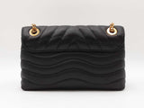Louis Vuitton New Wave Chain Bag In Black Quilted Calfskin Leather Fw0826izxdu