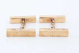 Tiffany & Co. 18k Yellow Gold Herringbone Bar Cuff Links 11.6 Grams Eb0326llxzde