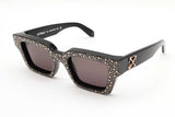Off-white Virgil Crystal Embellished Sunglasses Oeri126-m Eb0826oorde
